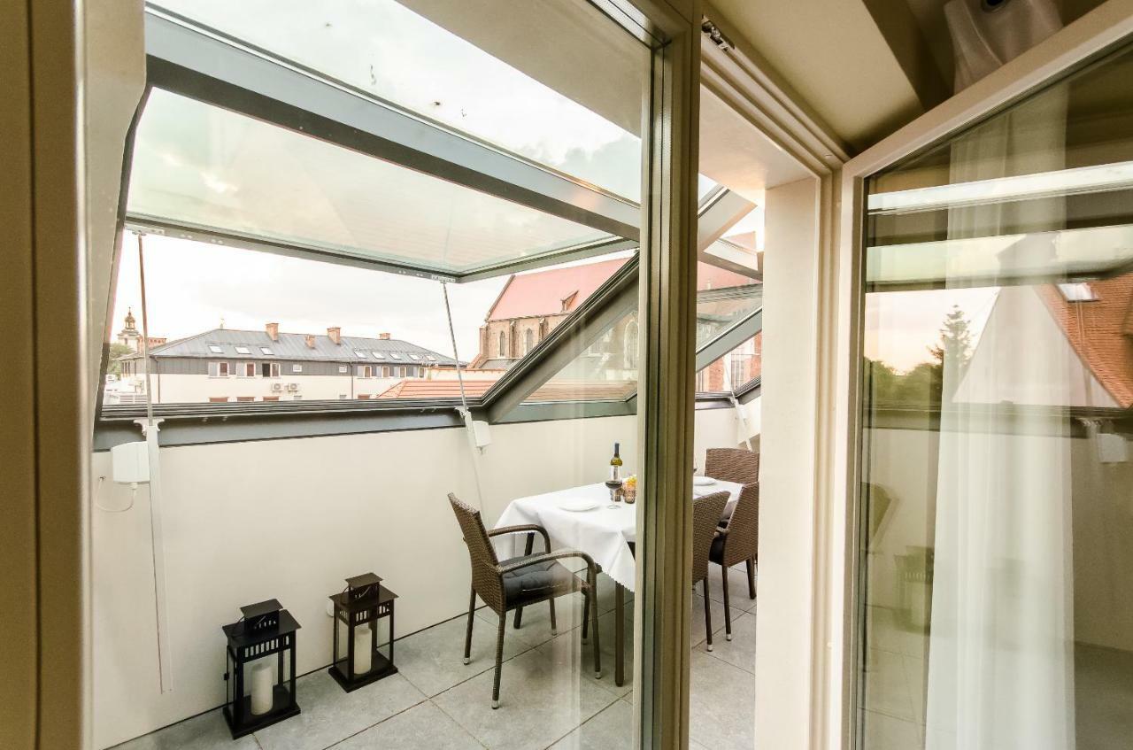 Central Penthouse With Terrace Cracóvia Exterior foto