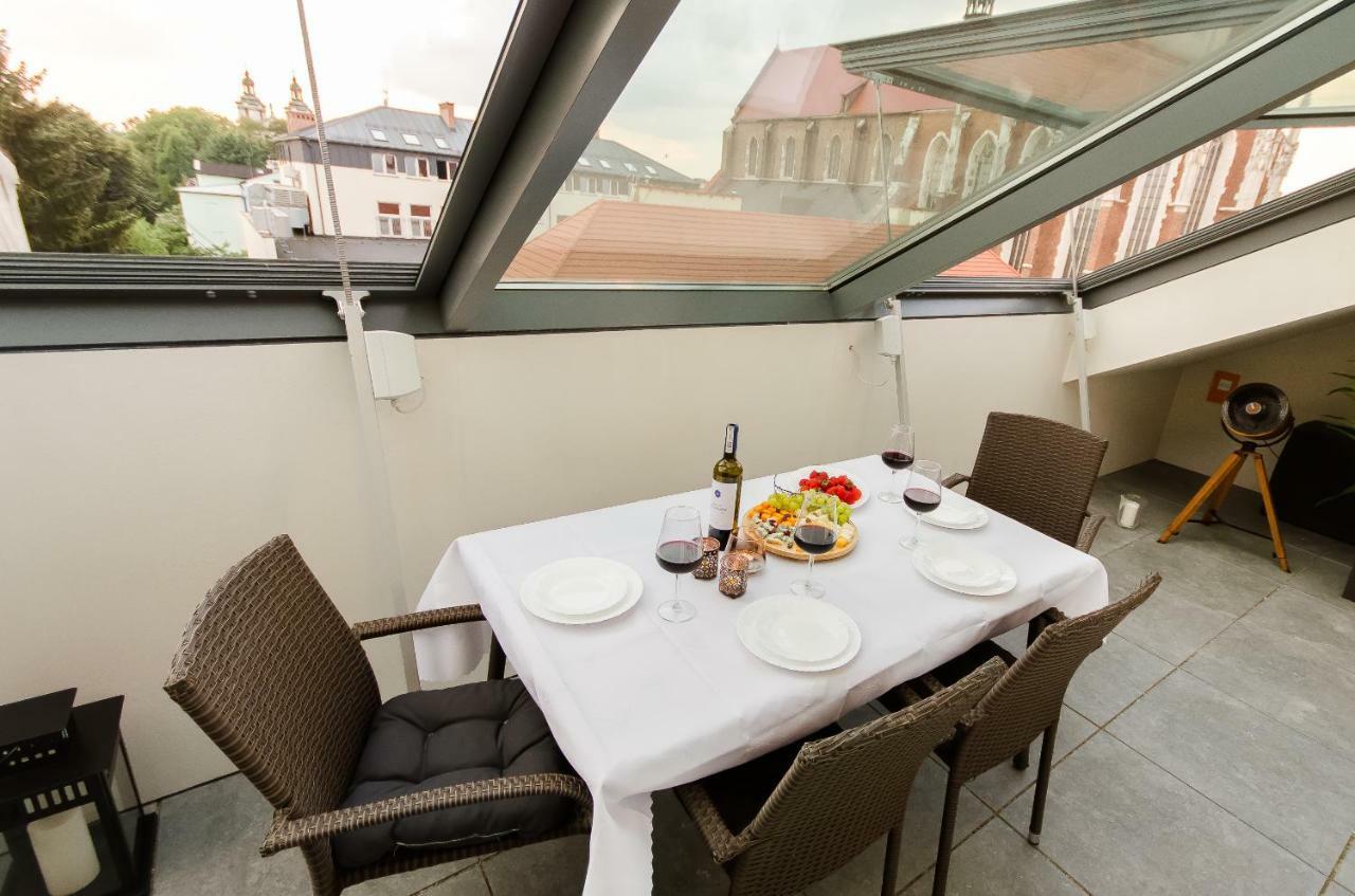 Central Penthouse With Terrace Cracóvia Exterior foto